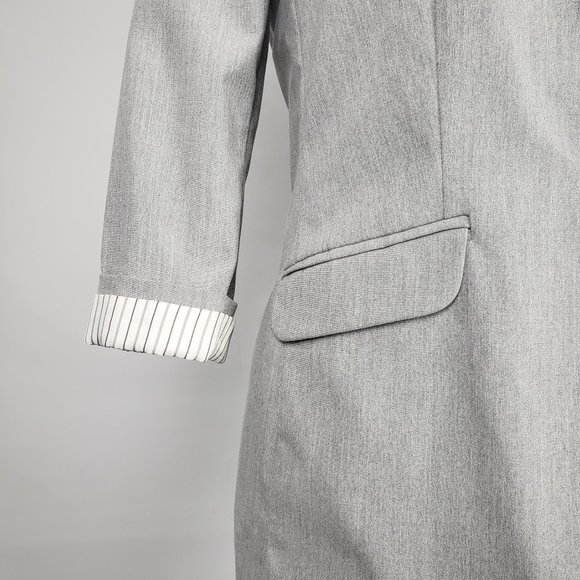 Dynamite Grey Boyfriend Blazer Size M - Picture 3 of 11